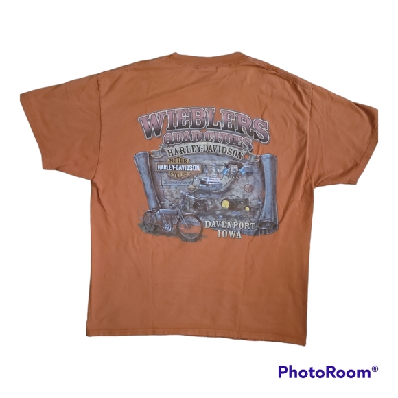 Harley Davidson, Davenport Iowa T-shirt - Picture 4 of 6